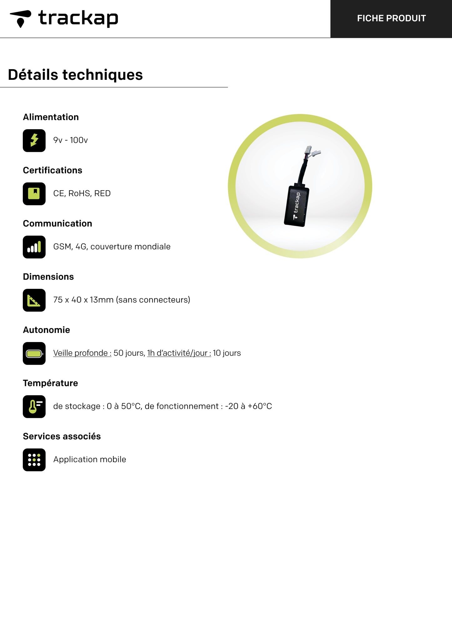 RUN.4, traceur gps 4G vélos électriques Eovolt