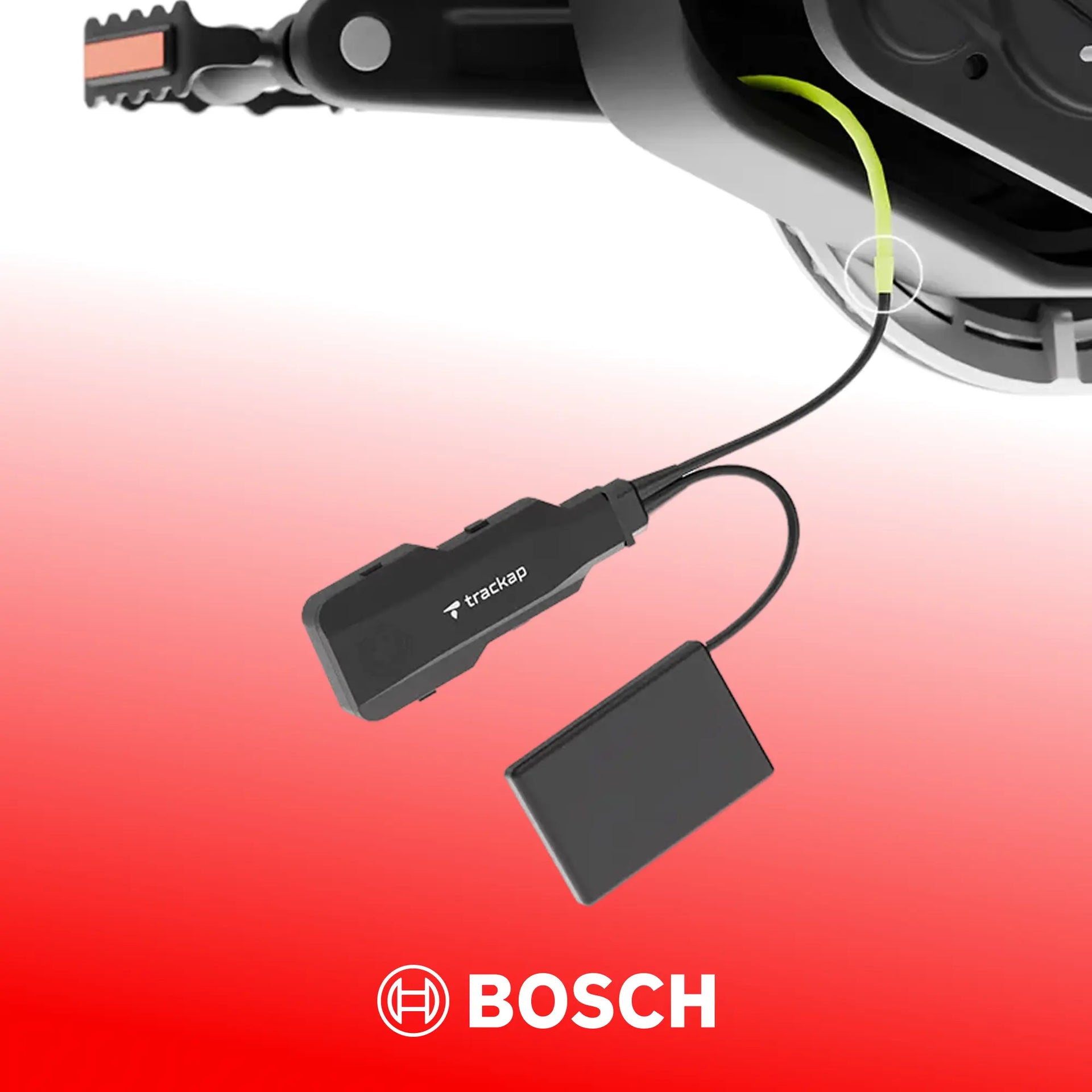 Traceur gps trackap run e compatible moteur bosch generation 4 E-bike