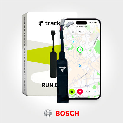 RUN.E+, electric bike GPS tracker Bosch, Shimano, Bafang